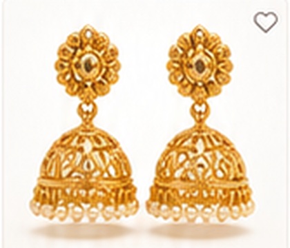 Heritage Jhumka Earrings