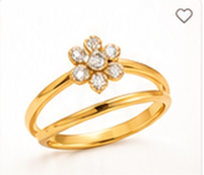 Diamond Bloom Ring